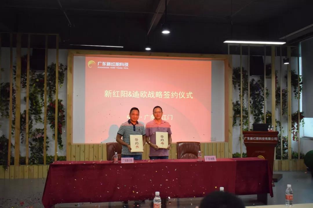 新红阳科技有限公司与香蕉视频免费版下载家具集团签署战略协议书